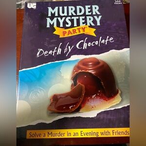 💛 Murder Mystery Party - Death by Chocolate Game NIB